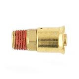 25 Series Brass 06 Male NPT Rigid Straight X 06 Crimp | PAR10125-6-6B-VS