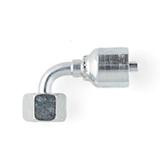43 Series 10mm Female Din S Swivel 90° Elbow X 06 Crimp | PAR11C43-10-6
