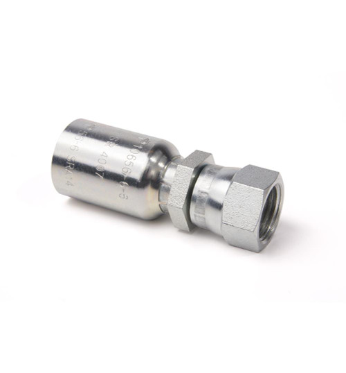 56 Series 05 Female JIC Flare Swivel Straight X 04 Crimp | PAR10656-5-4