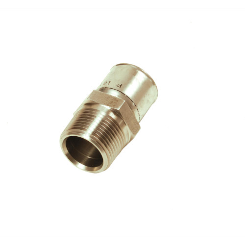 91N Series Stainless 06 Male NPT Rigid Straight X 06 | PAR10191N-6-6C
