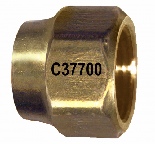 Brass Forged Nut 1/2 Female SAE | 02740-8
