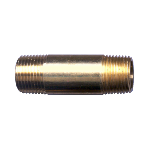 Brass Pipe Nipple 1/8 Male NPT X 3-1/2In | 027113-A3-1/2