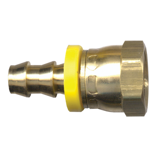 Push-On Hose Barb 1/2 X 1/2 Female Pipe Swivel Ball Seat | 027731-8D