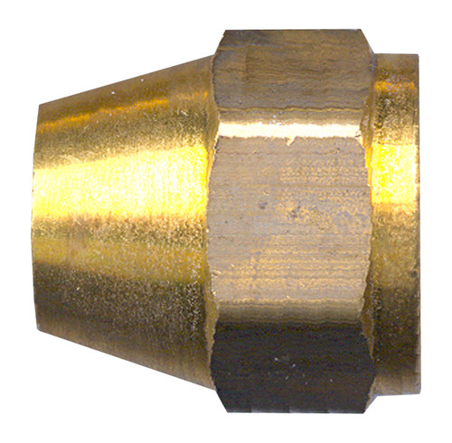 Brass Milled Nut 3/16" Female SAE | 02741S-3