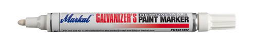 Galvanizer's Removable Metal Paint Marker, White | 70Q28785