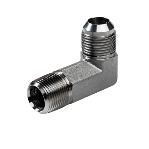 10 Male JICx08 Male NPT 90° Bend Long 2.17in | TMK2501-L-10-08