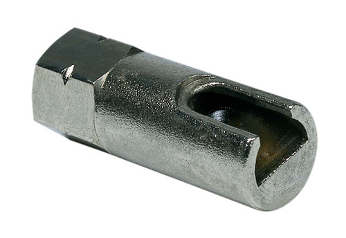 Slotted Right Angle 90 Degree Grease Coupler for 1/8 In. NPT Grease Hoses, 1.6 In. Length | LIN5883