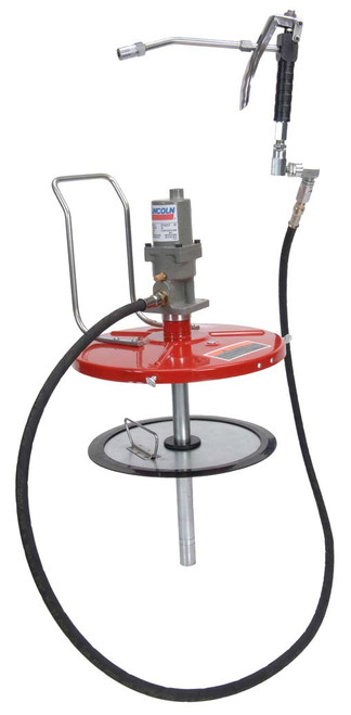 Grease Pump Assembly for 25-50 lbs. Pails, 40:1 Ratio, Single-Acting, Air-Operated, Maximum Output Pressure 4000 PSI | LIN4489