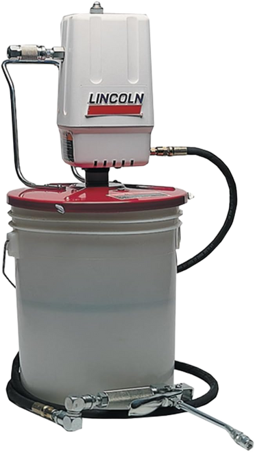 Heavy Duty Air-Operated Double-Acting Grease Pump for 25-50 lbs. Drums | LIN989