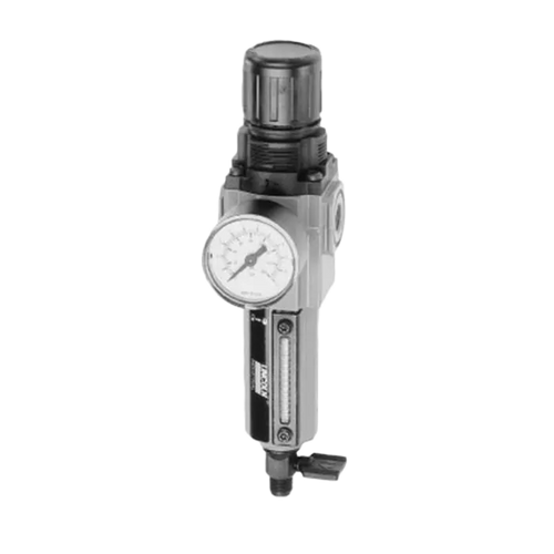 Filter -Regulator Assy, 1/4 NPTF Connections, 250 psi Max Input, 5 to 125 psi Output, Manual Drain | LIN602134