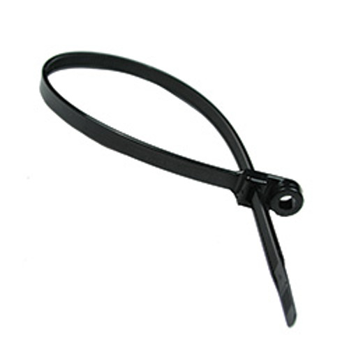 5.8" 30 lb Mount Tab Cable Tie - UV Black | 1137071-0