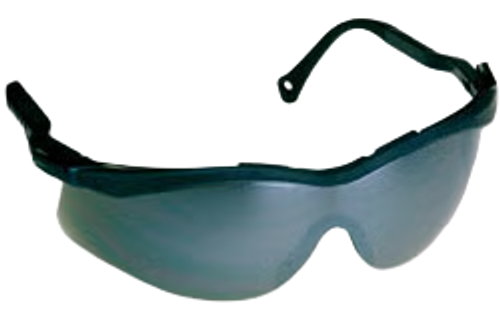 'The Edge'' Safety Glasses, Black & Grey Frame, Smoke Lens  | 483T56005BS