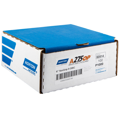 6 x 11/16" Multi-Air Cyclonic Paper H&L Vacuum Disc, 1000 Grit A275OP | NOR90514