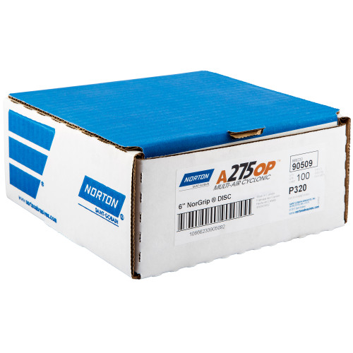 6 x 11/16" Multi-Air Cyclonic Paper H&L Vacuum Disc, 320 Grit A275OP | NOR90509