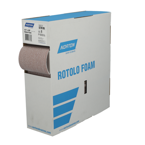 115 x 25000mm Rotolo Foam Perforated Roll, 1000 Grit A275OP | NOR57616