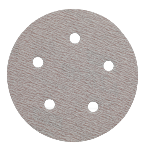 5" No-Fil NorGrip Paper H&L Vacuum Disc, 320 Grit A275OP | NOR31575