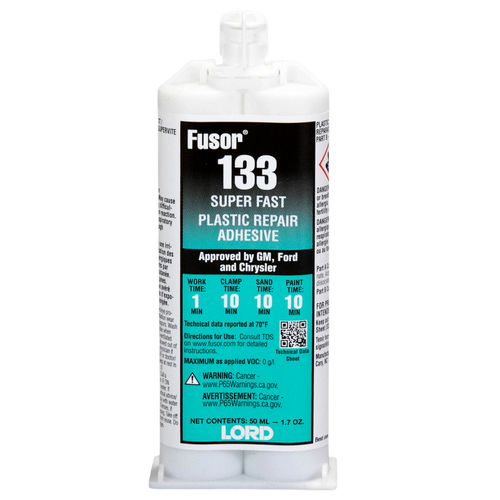 Fast Acting Plastic Bumper Repair Adhesive, Black - 50mL | FUS10169