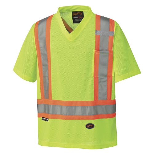 Hi-Vis Micro Mesh Traffic T-Shirt - Hi-Vis Yellow/Green | SWXV1050660