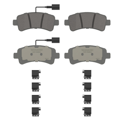 OEX Rear Disc Brake Pad Set Premium Semi - Met | WAGOEX1840M