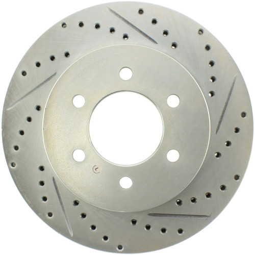 Select Sport Drilled and Slotted Brake Rotor, Front Left | STE227.65100L