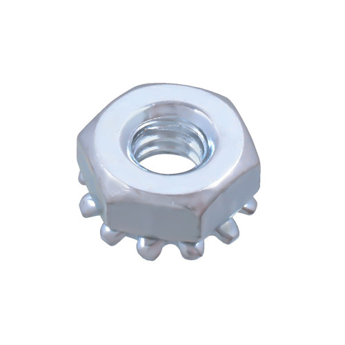 #6-32 Keps Nuts Steel Zinc Coarse Thread | 105119-006