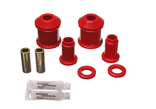 Control Arm Bushing Set, Red, Front, Must Reuse Existing Outer Metal Shells, Performance Polyurethane | 3065.3108R