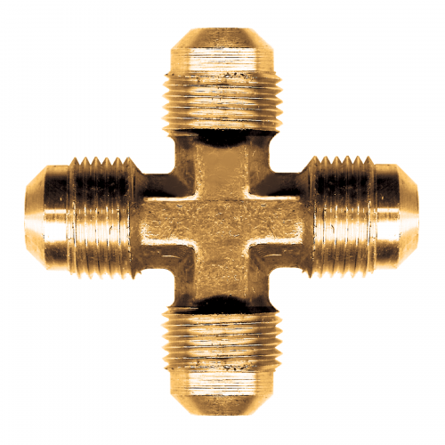 Brass Cross 3/8" Male SAE | 02752-6