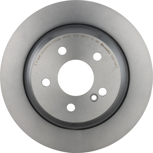 Premium UV Coated Solid Rear Disc Brake Rotor | BBB08.A734.11
