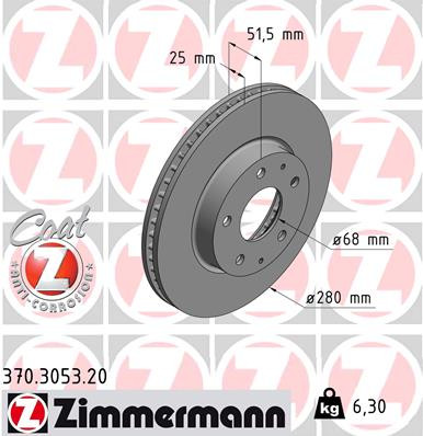 Coat Z Brake Rotor | ZIM370.3053.20