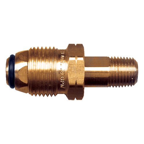 Tailpiece Assy Male Pol X 1/4 Male NPT High Flo Hard Nose | 0272003-T-HN-HF