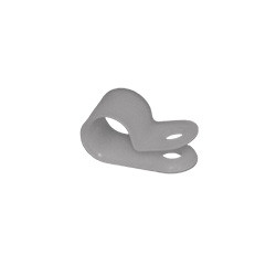 100 PCS 3/8" Natural Heavy Duty Nylon Cable Clamp | 1137122HN-M