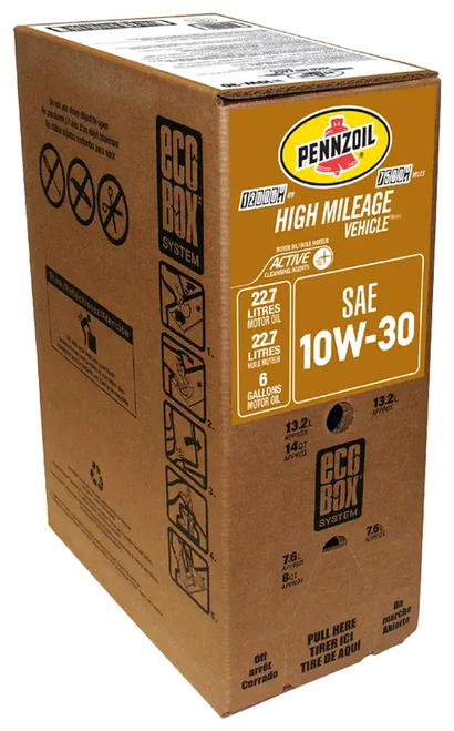 High Mileage 10W30 Semi-Synthetic Engine Oil - 22.7L | PNZ550022684