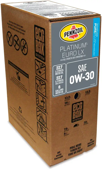 Platinum Euro 0W30 Synthetic Engine Oil - 22.7L | PNZ550042994