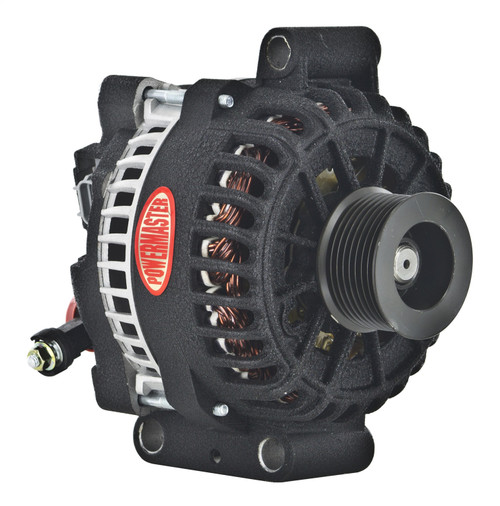 Alternator, 6G, 200 Amp, 8 Groove, Wrinkle Black Finish | 12P58478W