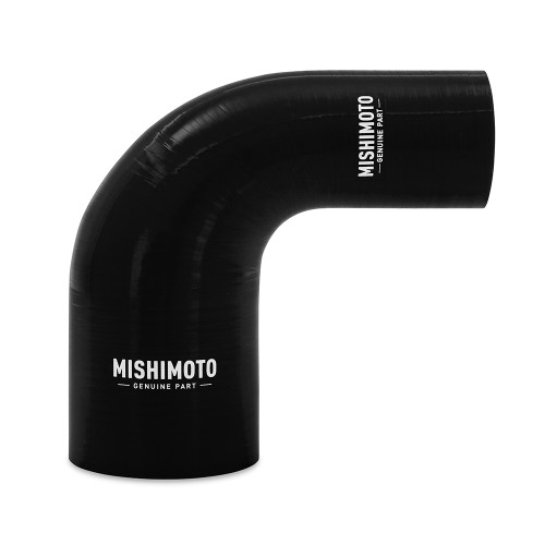 Mishimoto 90-Degree Silicone Transition Coupler, 2.00-in to 3.00-in, Black | MMAMMCP-R90-2030BK