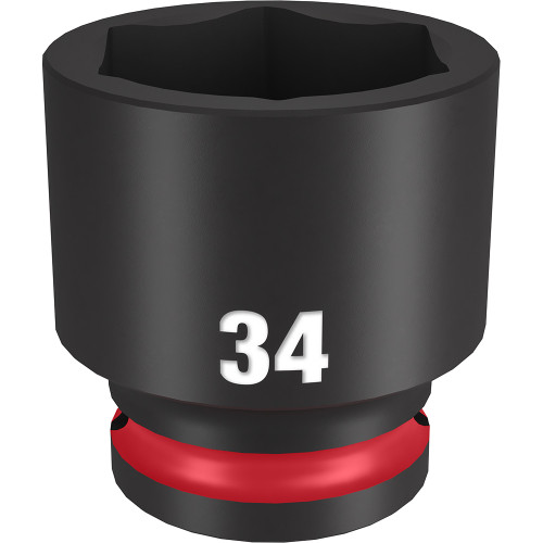 Shockwave Impact Duty 1/2" Drive 34Mm Standard 6 Point Socket | MET49-66-6266