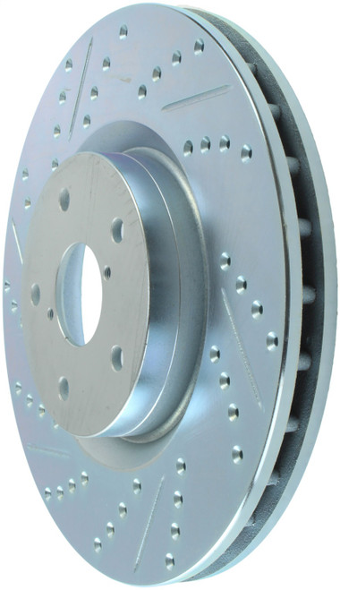 Select Sport Drilled and Slotted Brake Rotor, Front Right | STE227.47022R