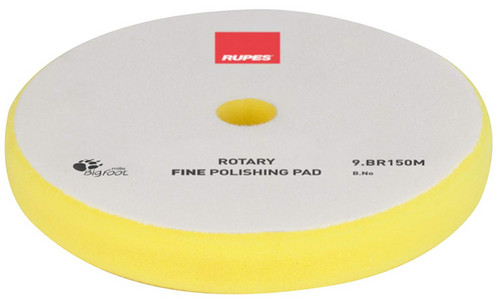 Fine Yellow Rotary Foam 135mm, Single Unit | 0RT9.BR150M