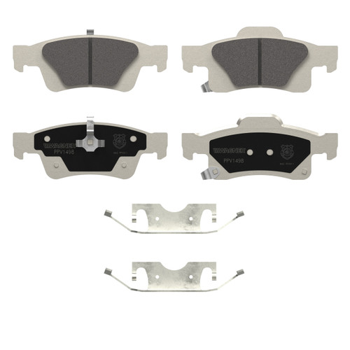 Police Pursuit Vehicle Rear Disc Brake Pad Set | WAGPPV1498