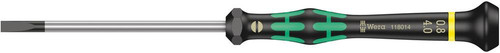 2035 Screwdriver for slotted screws for electronic applications, 0.80 x 4 x 80 mm | WER05118014001