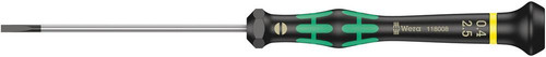 2035 Screwdriver for slotted screws for electronic applications, 0.40 x 2.5 x 80 mm | WER05118008001