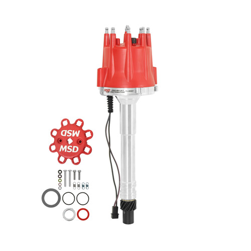 Distributor, Chevy V8 with Slip Collar, Cap, Rotor | MSD85561