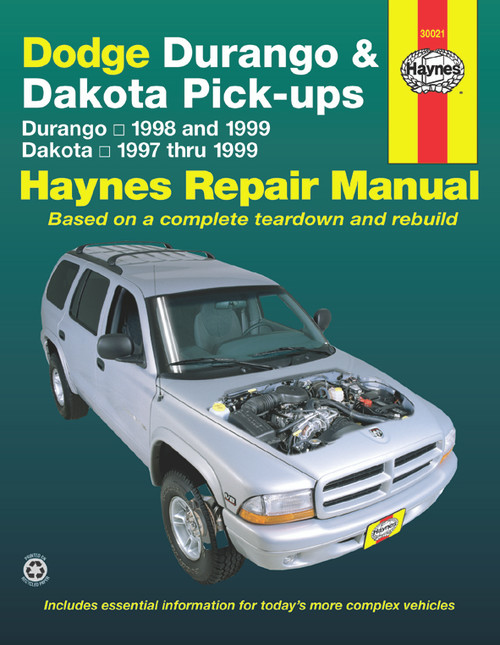 Repair Manual, Dodge Durango (98-99) & Dakota, (97-99) | 44330021