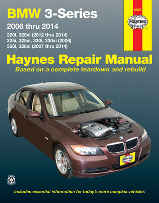 Repair Manual, BMW 3-Series, '06-'14 | 44318023