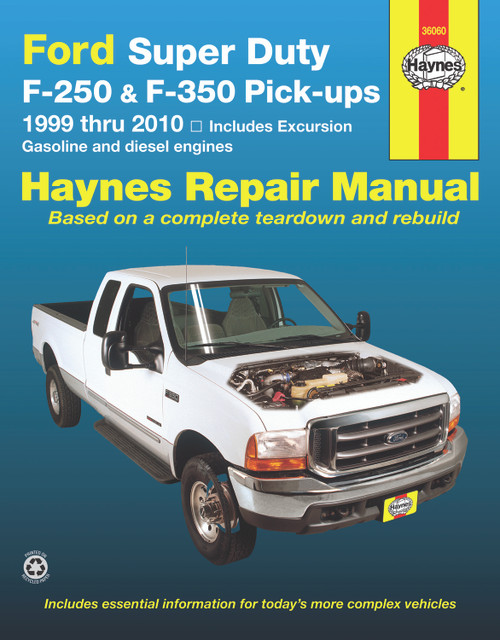 Repair Manual, Ford Super Duty F-250/350 Pick-ups & Excursion, '99-'10 | 44336060