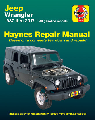 Repair Manual, Jeep Wrangler, '87-'17 | 44350030