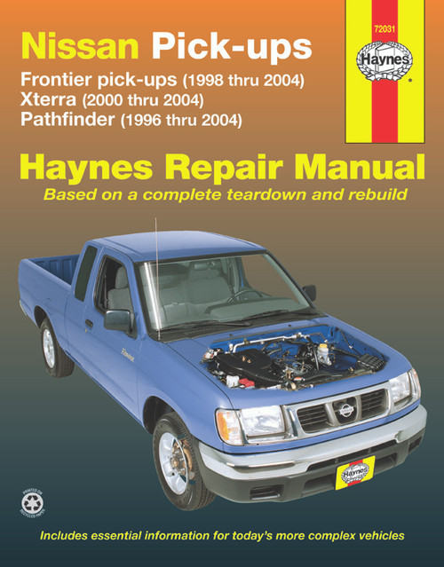 Repair Manual, Nissan Frontier Pick-up (98-04), Pathfinder (96-04) & Xterra (00-04) | 44372031