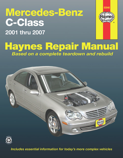 Repair Manual, Mercedes Benz C-Class, '01-'07 | 44363040