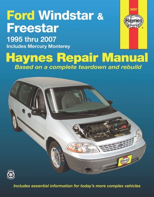 Repair Manual, Ford Windstar (95-07), Freestar & Mercury Monterey (04-07) | 44336097