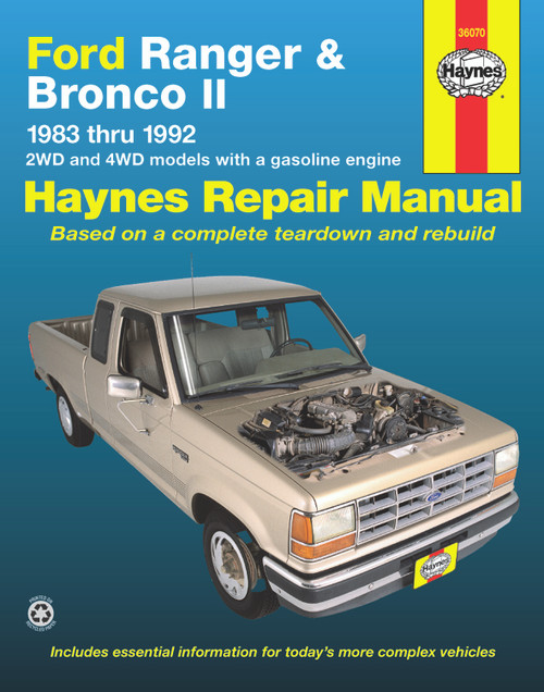Repair Manual, Ford Ranger & Bronco II, '83-'92 | 44336070